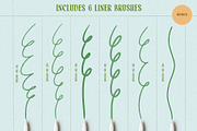 Procreate Illustration Brushes, a Brush Add-On by Basia Stryjecka (Thumbnail 13 of 18)