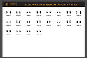 Retro Cartoon Mascot Toolkit, a Brush Add-On by Brian Ritter Design (Thumbnail 7 of 13)