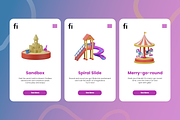 3D Play Area Icon Set, an Object 3D Model by Flat Icons (Thumbnail 5 of 8)