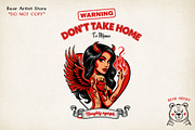 Pinup Grease Monkey, Sublimation PNG, a Graphic by GlitterCraft (Thumbnail 11 of 42)