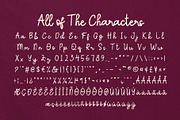 CS Selma Stamp, a Script Font by Craft Supply Co. (Thumbnail 8 of 8)