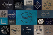 [vol. 2] 20 Minimal Retro Badges, a Branding & Logo Template by Roman Paslavsky (Thumbnail 3 of 8)