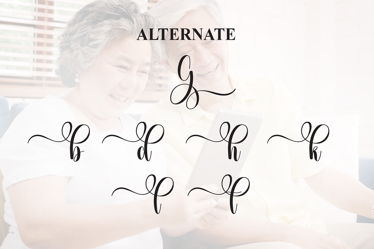 Grandma | Script Font, a Handwritten Font by Scratchones (Photo 8 of 9)
