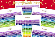 Rainbow Organizational Stickers, a Graphic by Dragonfly Girls Designs (Thumbnail 4 of 7)
