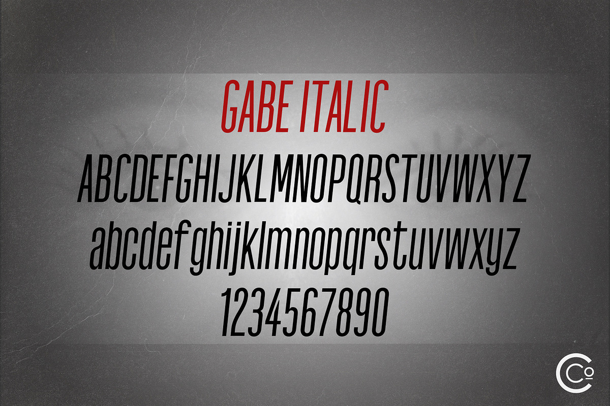 Gabe Sans - Tall Gothic Font Family preview 4