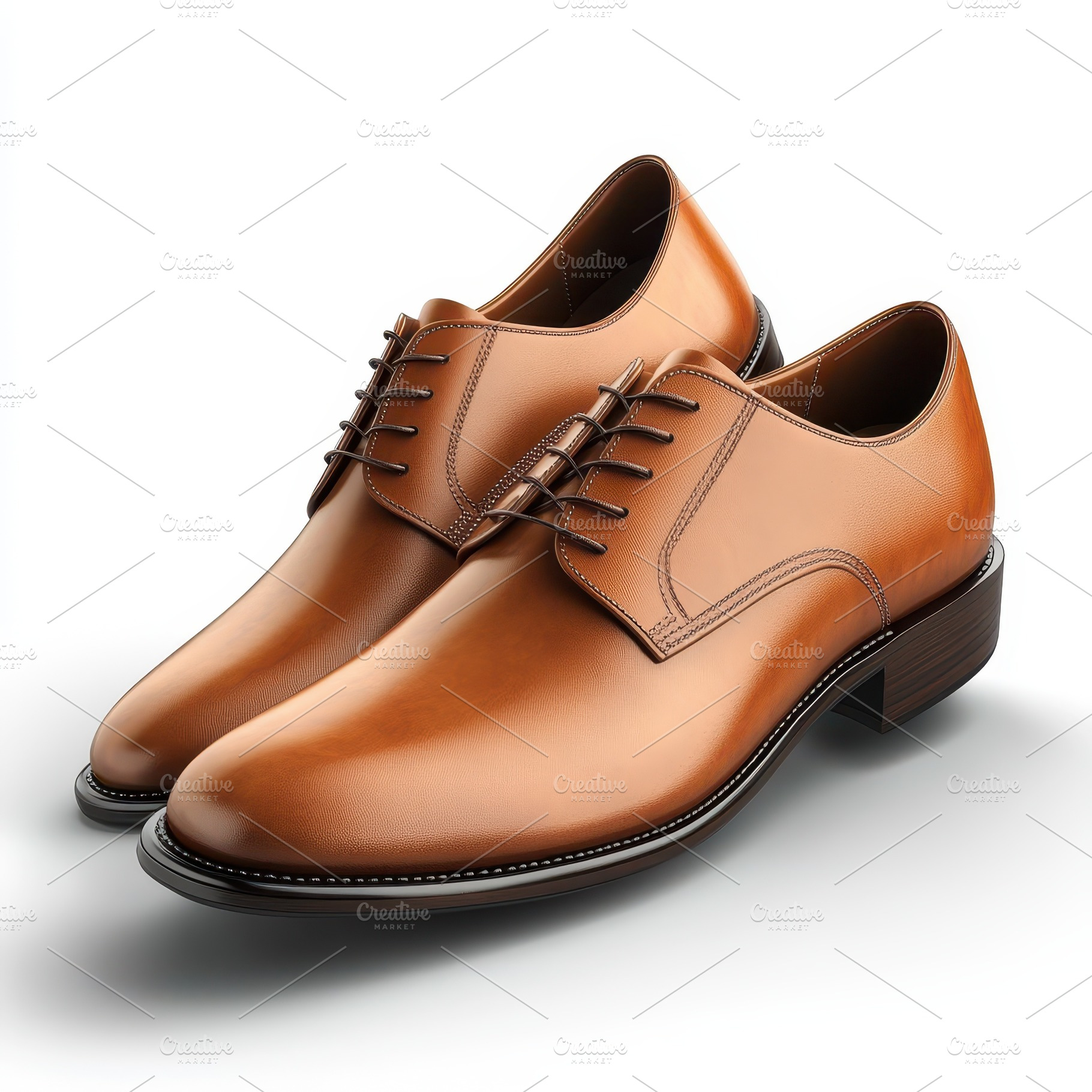 Elegant Brown Leather Oxford Shoes F, a Beauty & Fashion Photo by Pixeness Studio