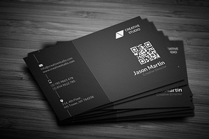 Dark Creative Business Card, a Business Card Template by bouncy