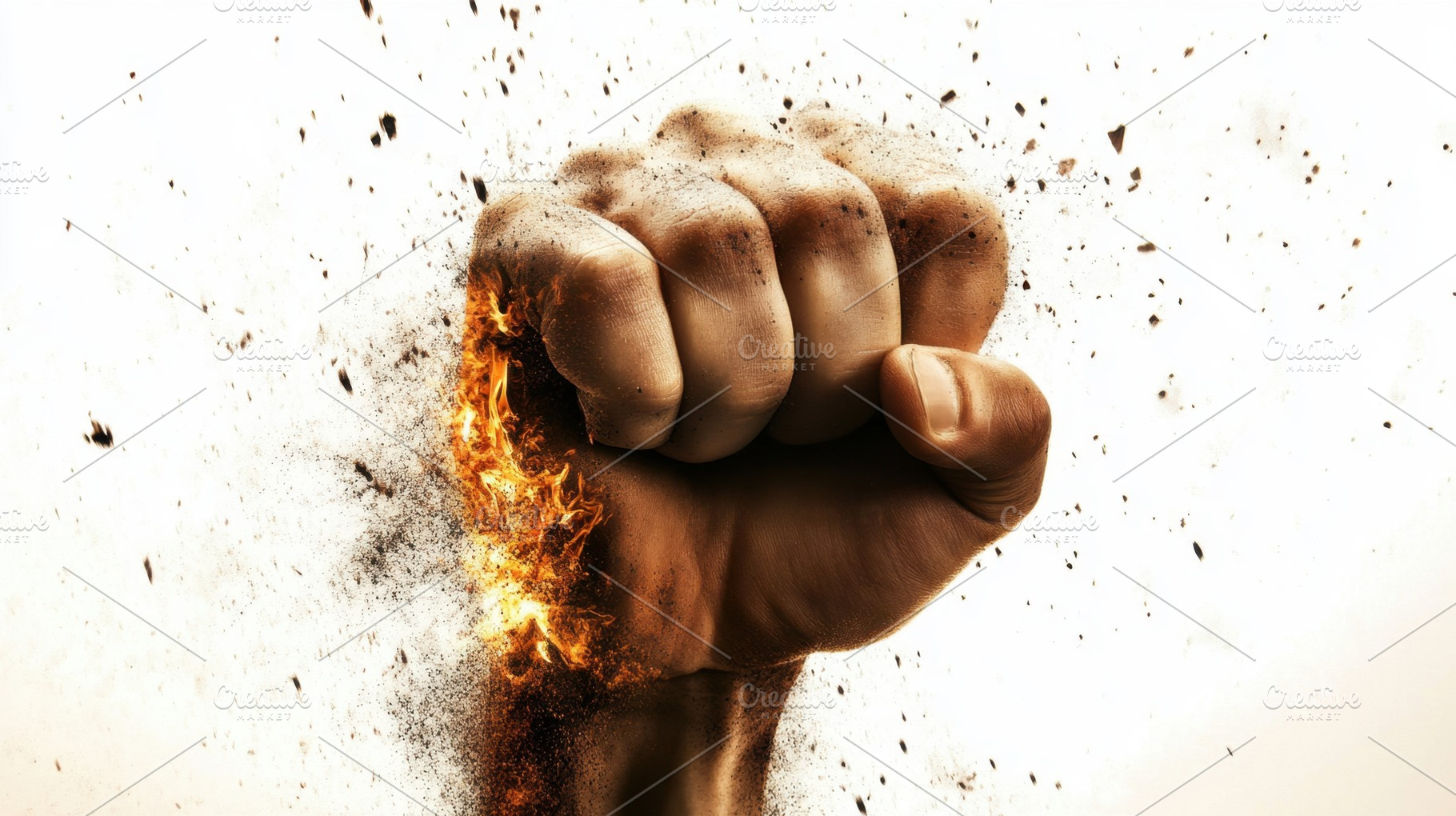 Fist of power and energy, a Photo by Beautiful things