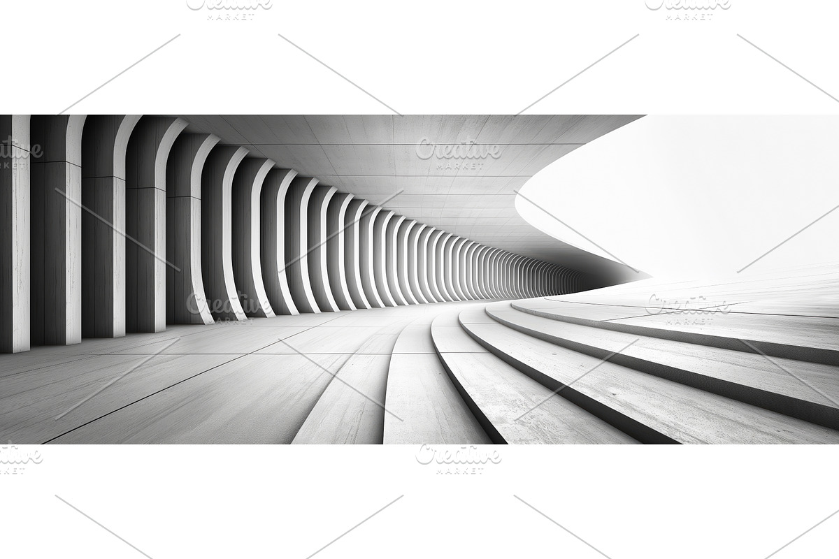 Empty Architectural Background, an Object Illustration by BazziBa♥