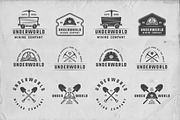 Mining Emblems Bundle, a Branding & Logo Template by AkimD (Thumbnail 8 of 9)