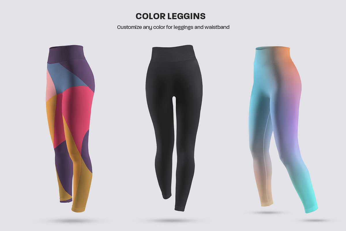 7 Mockups Sports Leggings, a Bottom Mockup by Grow Design Craft Studio (Photo 2 of 6)
