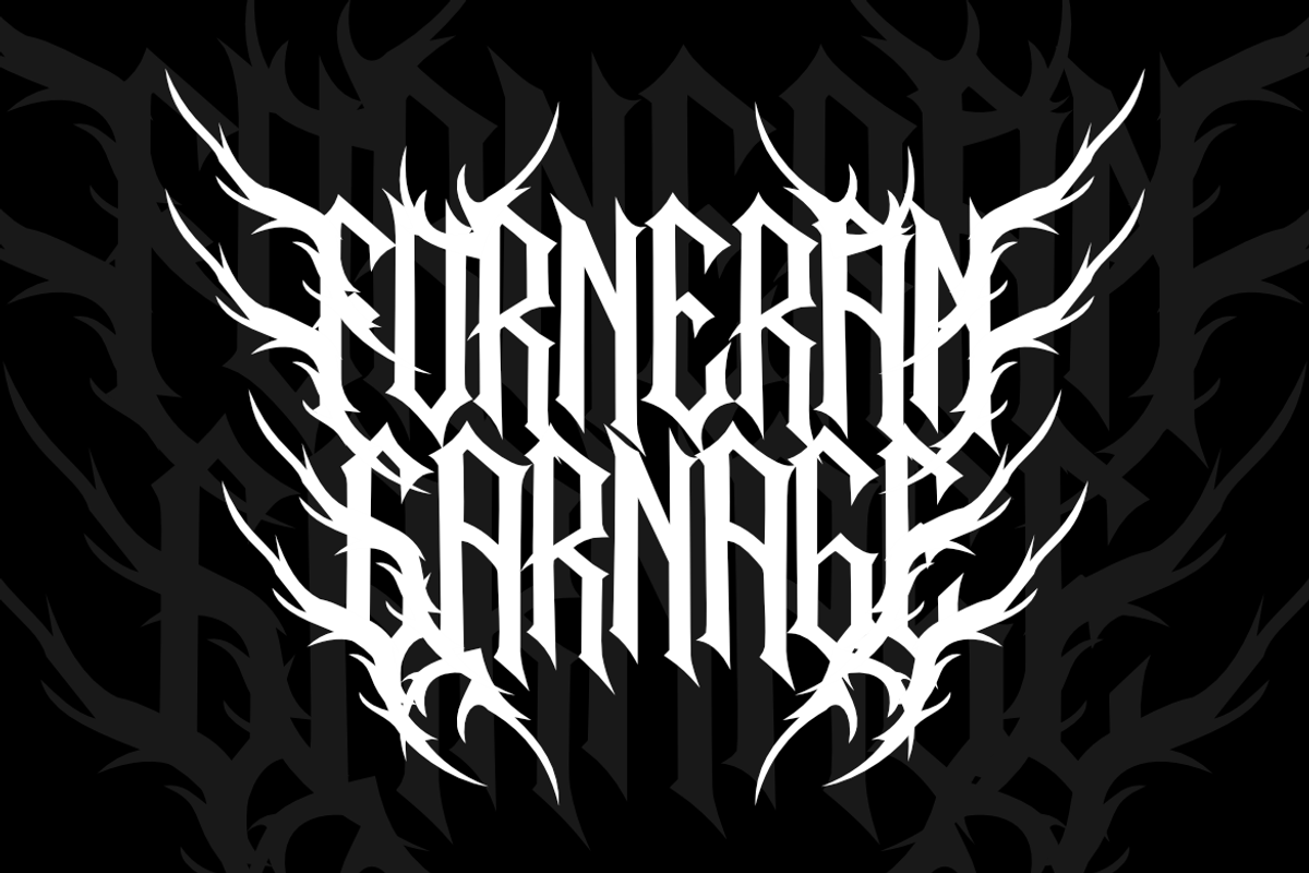 Haveron | Death Metal Typeface, a Symbol Font by Masyafi Studio (Photo 7 of 8)
