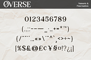 Overse - Modern Serif Typeface, a Serif Font by Font Liner (Thumbnail 10 of 12)