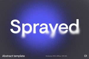 Sprayed background grain gradient