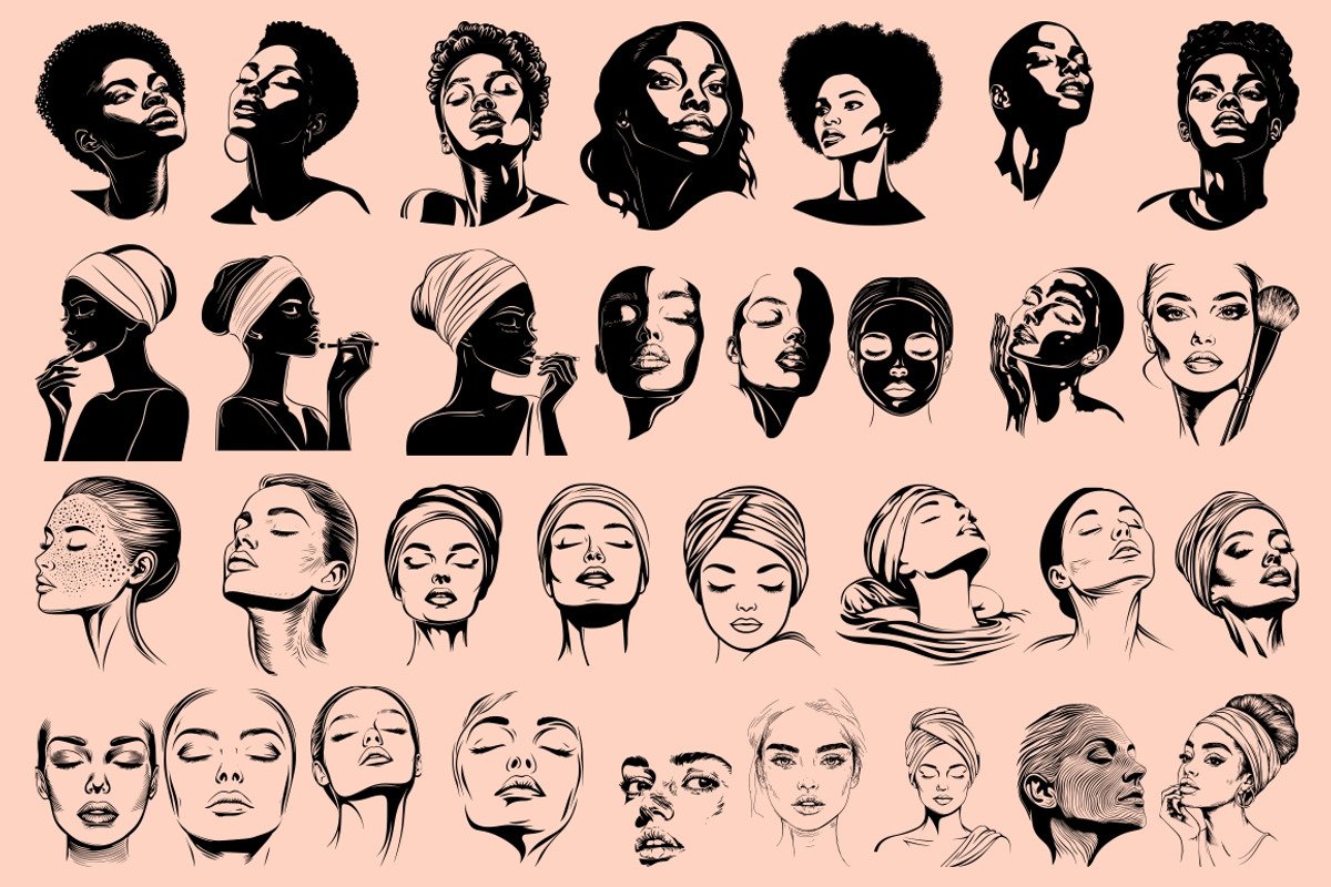 300 Beauty & Cosmetic Illustrations, a Healthcare Illustration by Nocturnal Wolf (Photo 6 of 16)