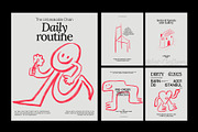 Wonky Social Media Pack, a Social Media Template by Dirtybarn (Thumbnail 5 of 7)