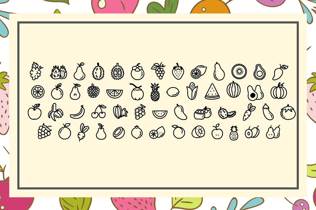 Apple Fruit Font Duo, a Font by Aisyah (Photo 4 of 6)