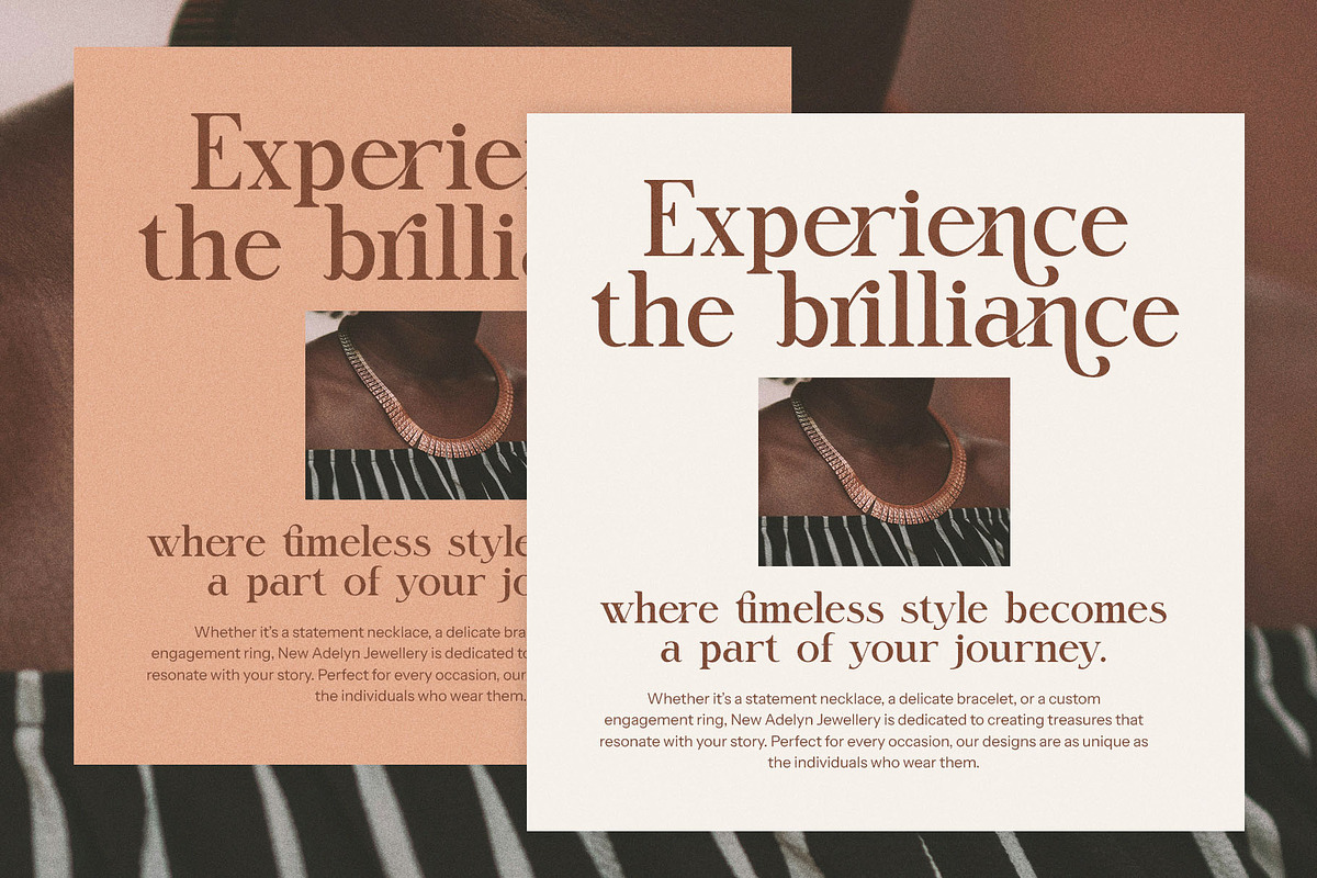 Ramita Johns Stylish Serif Font, a Serif Font by Perfectype (Photo 4 of 8)