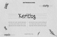 Keriting Font