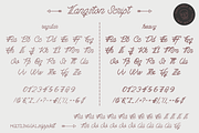 Langston Script + Sans Serif, a Script Font by Design Surplus (Thumbnail 5 of 14)