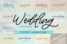 The Wedding Font Bundle Volume 2