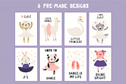Little Ballerina Cute Animals Art, an Animal Illustration by sceptical cactus (Thumbnail 11 of 12)