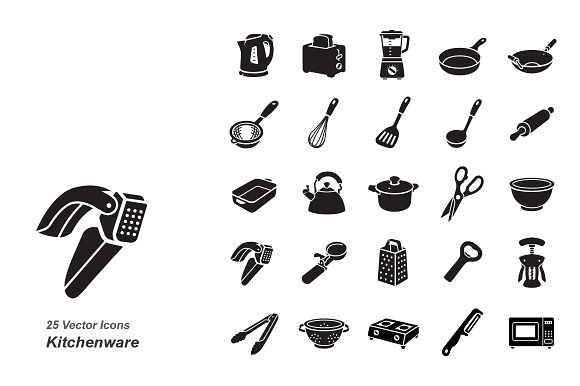 Kitchenware Vector Icons