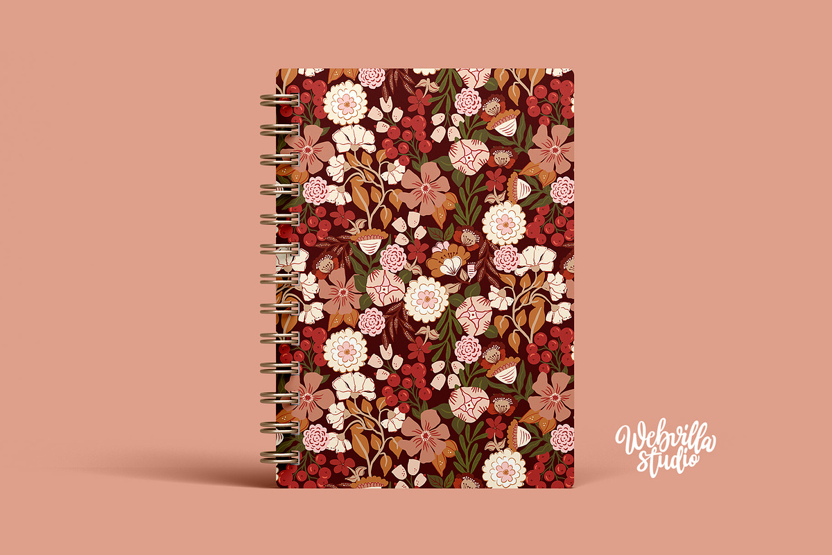 Autumn Garden Pattern, a Pattern Graphic by Webvilla Studio