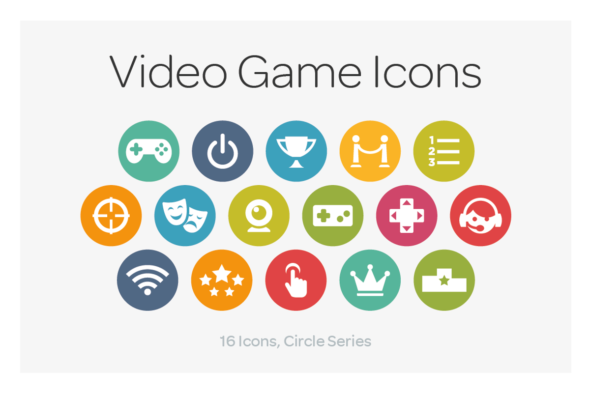 Circle Icons: Videogame, an Icon by Scott Dunlap (Photo 1 of 2)