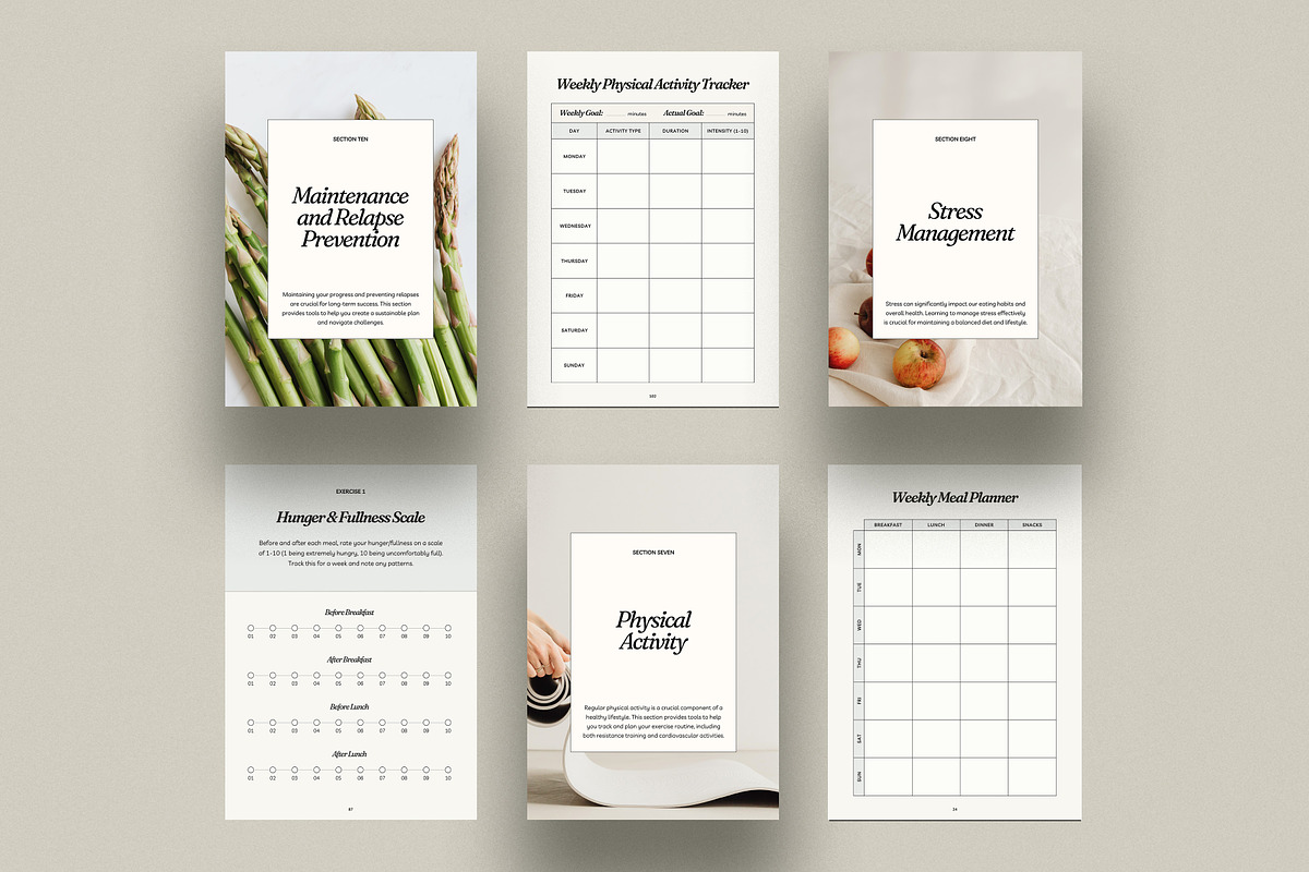 Nutrition Coach Workbook, a Magazine Template by Willoe Studio (Photo 8 of 14)