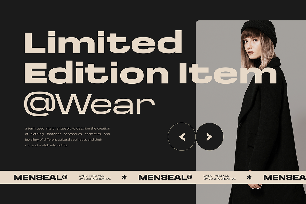 Menseal Family Font, a Sans Serif Font by Yukita Creative (Photo 8 of 11)