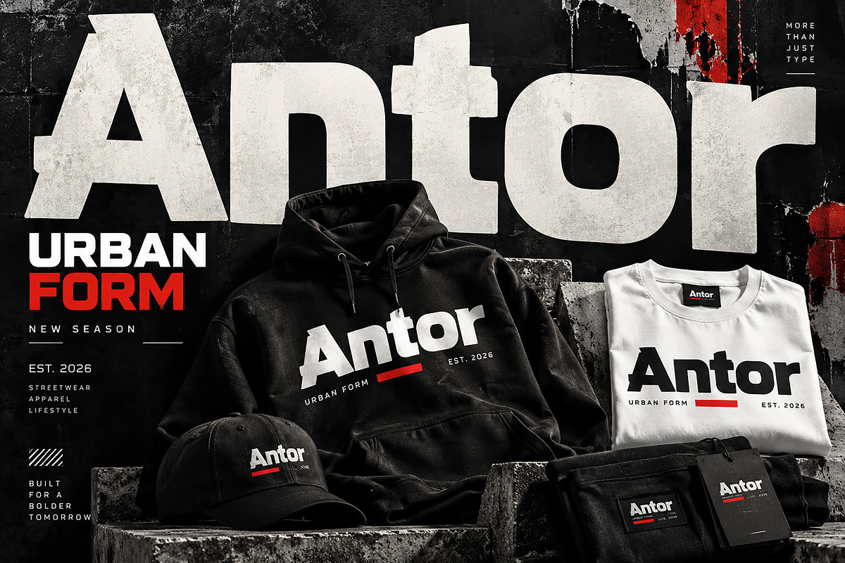 Antor, a Sans Serif Font by Wow Magic (Photo 3 of 5)