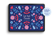 Cut Out Florals for Procreate, a Brush Add-On by Pencil Twist (Thumbnail 1 of 10)