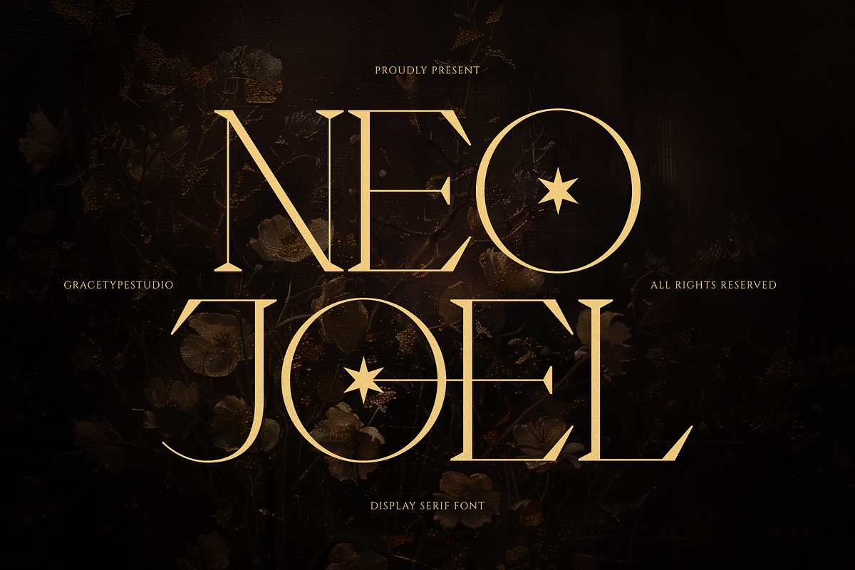 Neo Joel | Display Serif, a Serif Font by gracetype_studio (Photo 1 of 12)