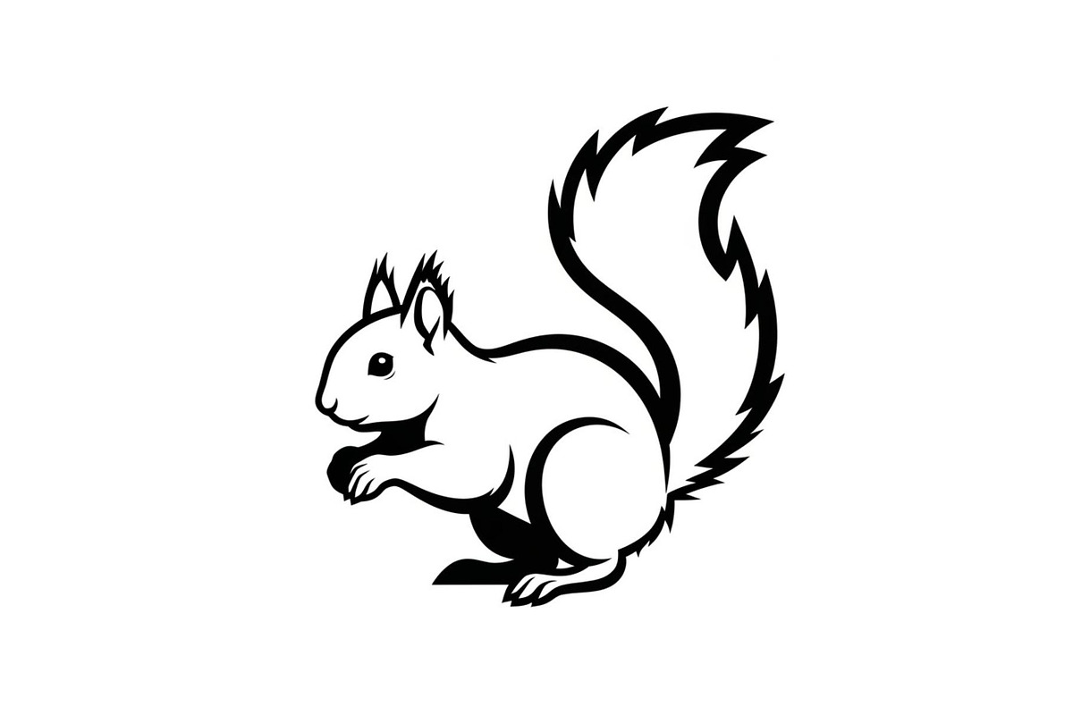 Black Squirrel Vector Icon Bundle, an Illustration by jahid234 (Photo 3 of 51)