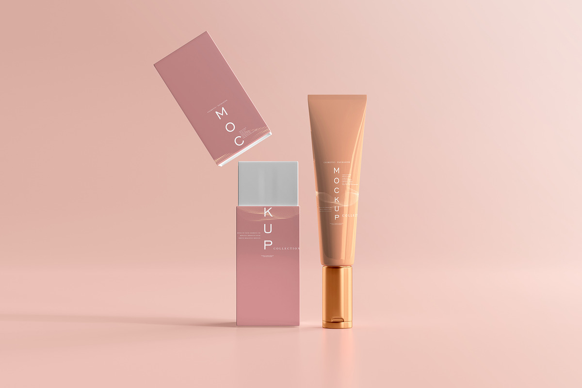 390+ Cosmetic Branding Mockup Scenes, a Cups & Container Mockup by pmvch (Photo 245 of 367)