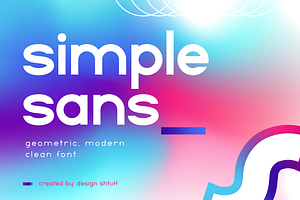 SIMPLE SANS - A SUUUPER CLEAN FONT