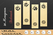 Alphabet Bookmark Template Bundle, a Graphic by AtacanDigital