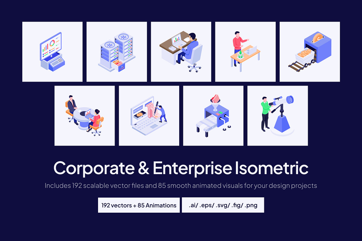 Corporate and Enterprise Bundle, a Finance Illustration by Vectors Market (Photo 1 of 12)