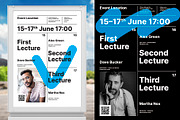 Conference Event Poster Template, a Flyer Template by Danil Polshin (Thumbnail 1 of 9)