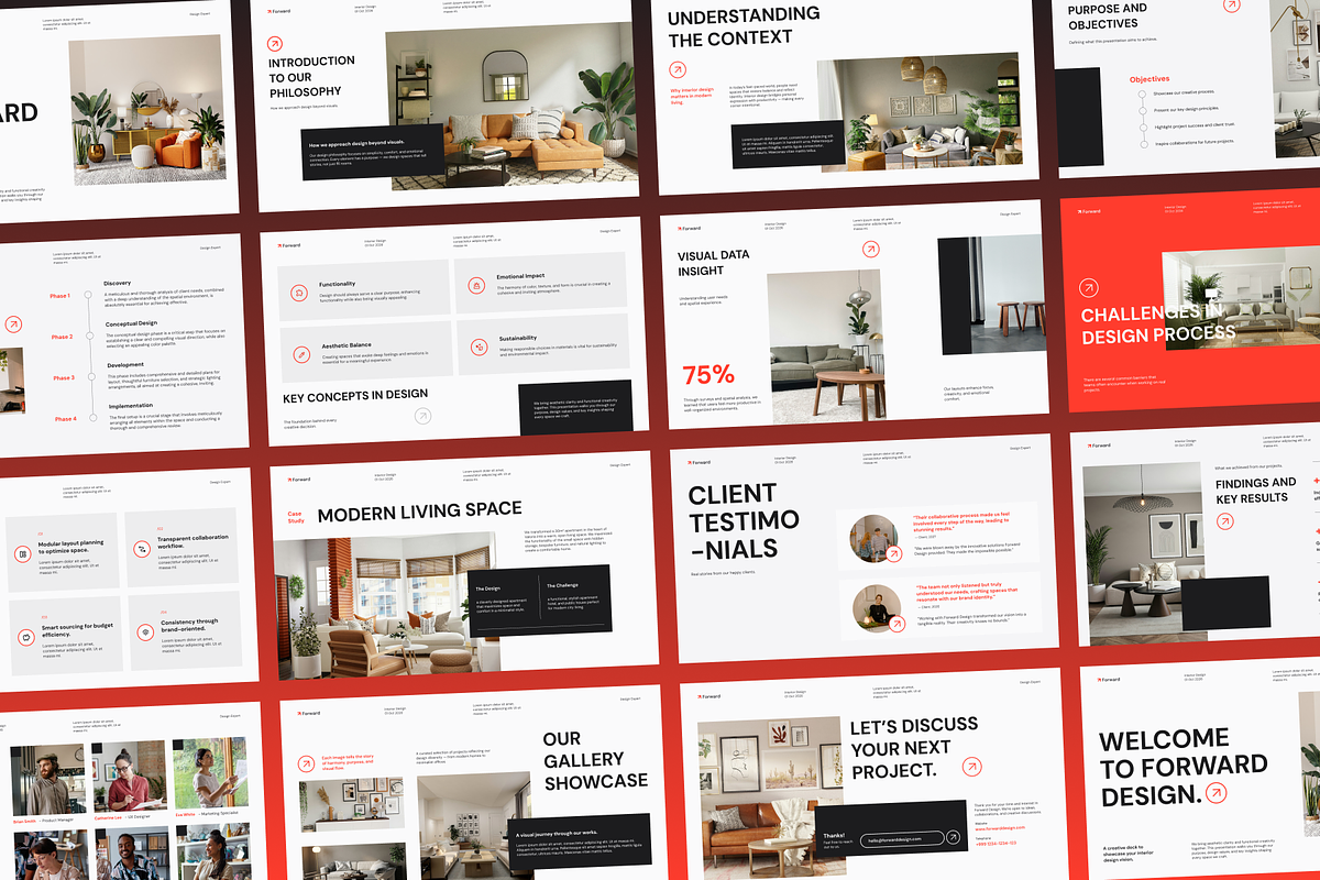 Furniture and Interior Presentation, a Presentation Template by SLAB ...