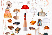COZY VIBES Tea party Clipart Creator, a Food Illustration by ArtOLB (Thumbnail 4 of 11)