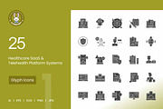 Healthcare SaaS & Telehealth Icons., a Solid Icon by IconBunny (Thumbnail 1 of 2)