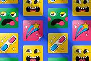 Square Stickers Mockup Set, a Product Mockup by Design Squad (Thumbnail 5 of 7)