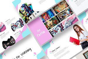 Art Studio Google Slides Template