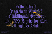 Bageshron Blackletter Font Family, a Blackletter Font by Enxyclo Studio (Thumbnail 25 of 27)