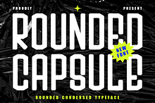 Rounded Capsule Condensed Font