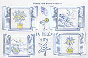 Summer Mediterranean, an Object Graphic by Watercolor dreams (Thumbnail 6 of 13)