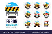 Common Error Mesagges, an Illustration by doghead (Thumbnail 1 of 11)