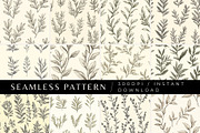 12 Still Leaves Seamless Patterns, a Pattern Graphic by Inknfolly (Thumbnail 1 of 7)